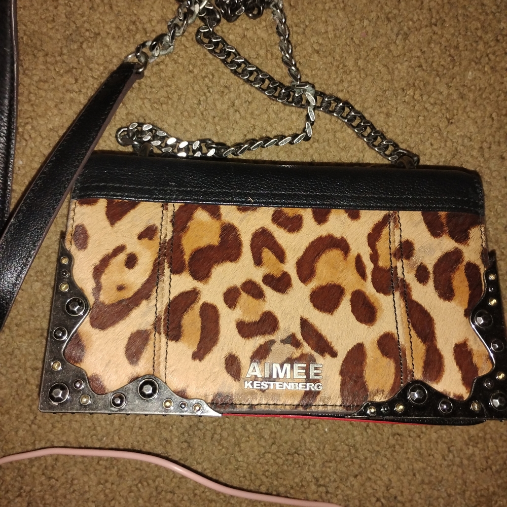 Aimee Kestenberg Leopard Print Crossbody Bag